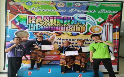 Juara Kejuaraan Pencak Silat Kabupaten